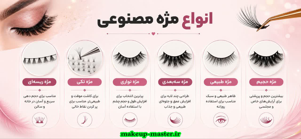 نصب مژه مصنوعی